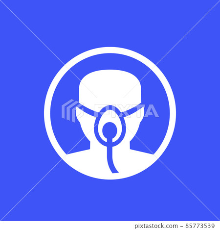 icu ventilation for lungs icon 85773539