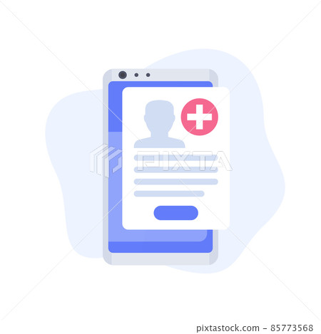 online medical history, patient file in app online medical history, patient file in app 85773568