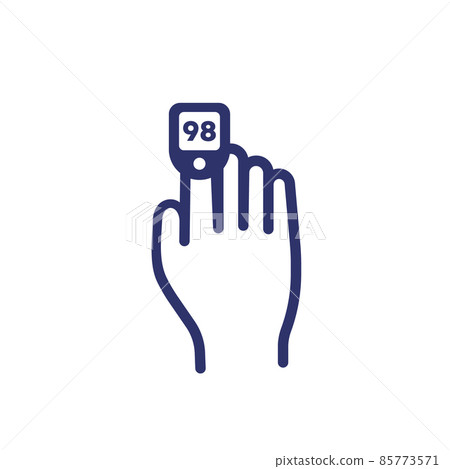 oximeter icon, oxygen saturation control oximeter icon, oxygen saturation control 85773571