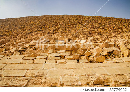 Pink Pyramid of Pharaoh Snofru in Dakhshur 85774032
