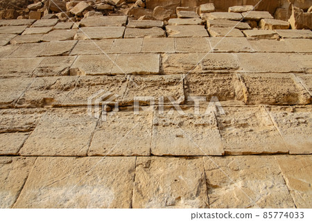 Pink Pyramid of Pharaoh Snofru in Dakhshur 85774033