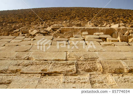 Pink Pyramid of Pharaoh Snofru in Dakhshur 85774034