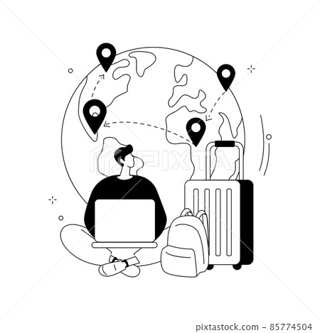 Nomadism abstract concept vector illustration. Nomadism abstract concept vector illustration. 85774504