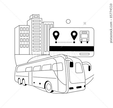 Public transport travel pass card abstract concept vector illustration. Public transport travel pass card abstract concept vector illustration. 85774510