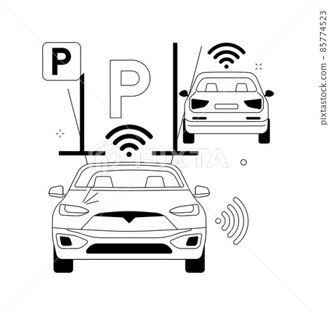 Intelligent transportation system abstract concept vector illustration. 85774523