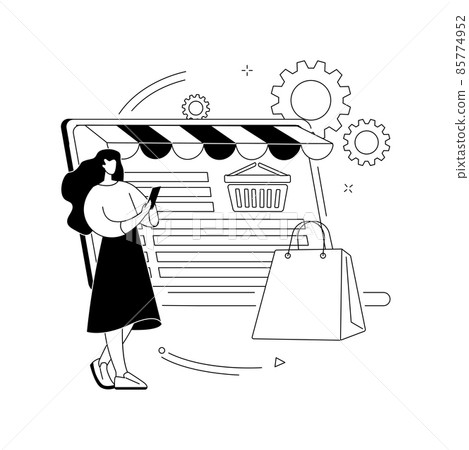 Order processed abstract concept vector illustration. 85774952
