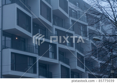Facade of a building Facade of a building 85775039