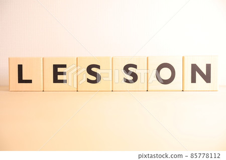 Image of lesson (LESSON) (letter / alphabet text) 85778112