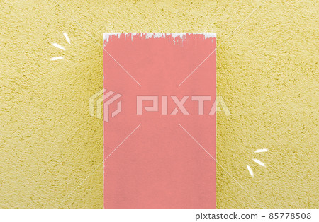 [For titles] Wooden boards leaning against the wall (rich in colors) 85778508