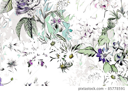 abstract rose flower peony flower illustration abstract rose flower peony flower illustration 85778591