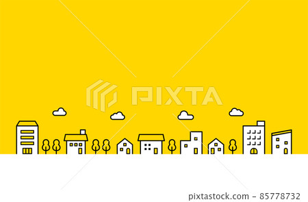 Cityscape vector material 85778732