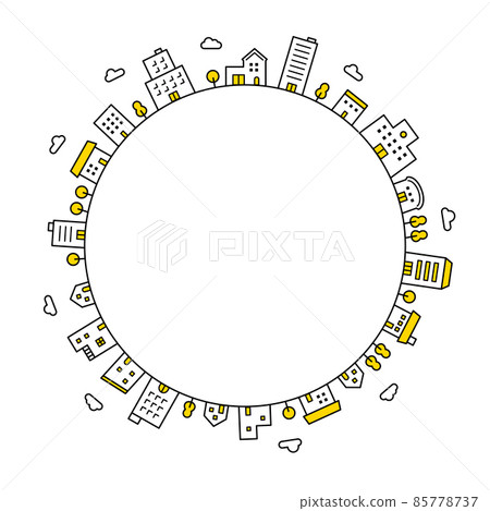 Cityscape vector material 85778737