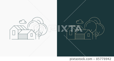 line are creative illustration and symbol for logo line are creative illustration and symbol for logo 85778942