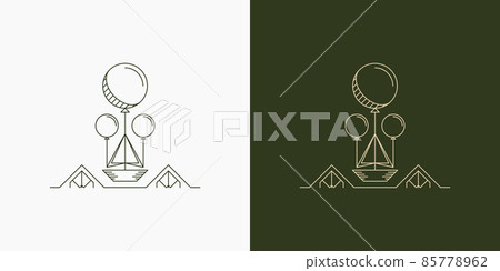 line are creative illustration and symbol for logo line are creative illustration and symbol for logo 85778962