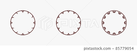 luxury frame symbol logo template. Frame design luxury frame symbol logo template. Frame design 85779054