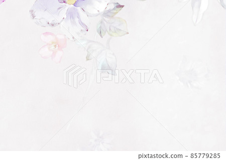 Elegant and beautiful watercolor flower illustration 85779285