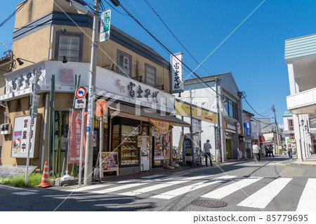 Scenery in front of the station Akitsu Station 85779695