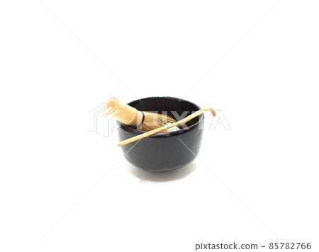 Tea ceremony, tea bowl, tool set, studio photography 85782766