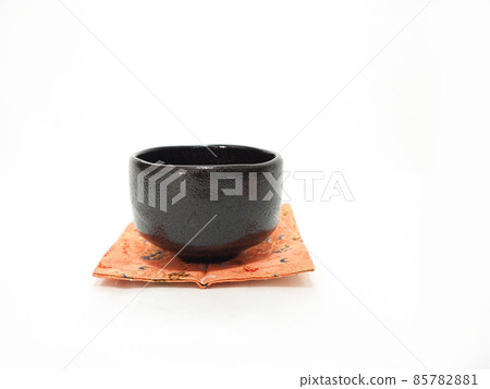 Raku tea bowl old cloth 85782881