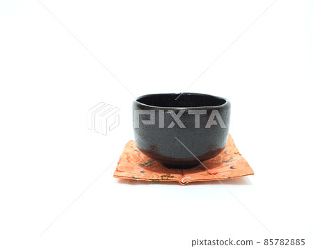 Raku tea bowl old cloth 85782885