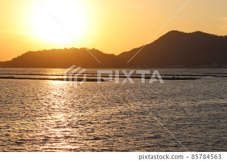 Sunset at Hiroshima Bay Sunset at Hiroshima Bay 85784563