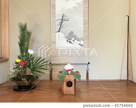 Tokonoma decoration New Year Tokonoma decoration New Year 85784608