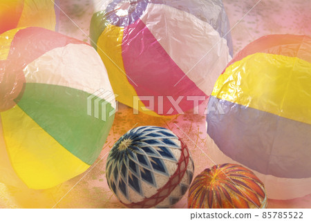 紙氣球和手鞠 85785522