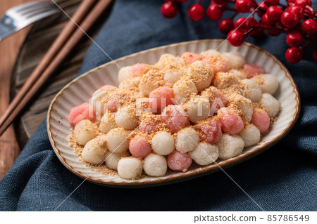 湯圓 冬至 紅色 白色 粉色 Tang yuan タンユエン 団子 85786549