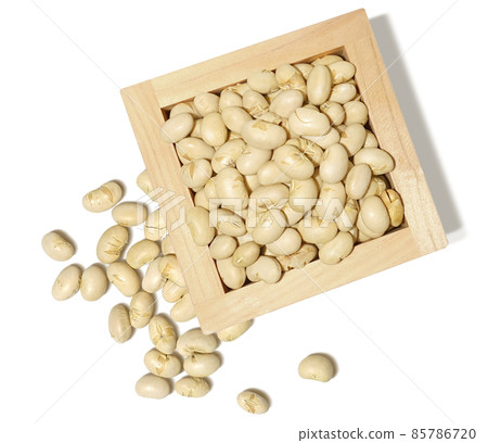 Setsubun bean soybean illustration real bird's-eye view Setsubun bean soybean illustration real bird's-eye view 85786720