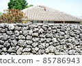 竹富島石牆和紅瓦屋頂 85786943