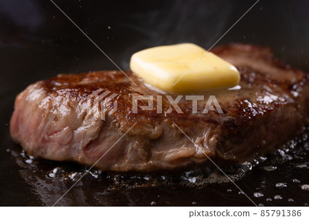 Beef steak with butter Beef steak with butter 85791386
