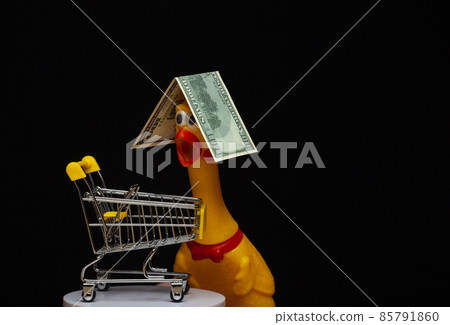 image of trolley rubber chicken money dark background image of trolley rubber chicken money dark background 85791860
