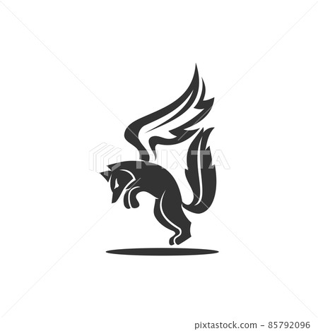 Fox wing Icon Illustration Brand Identity Fox wing Icon Illustration Brand Identity 85792096