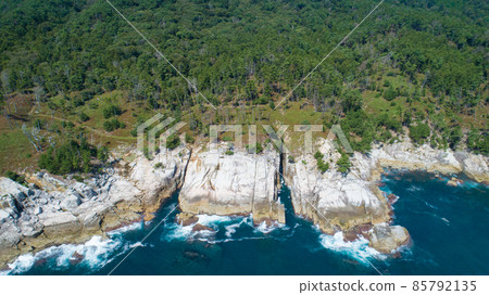 《Ishinomaki City, Miyagi Prefecture》 Kinkasan: Senjojiki 85792135