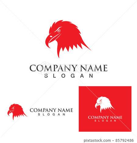 eagle logo vector illustration design template - vector eagle logo vector illustration design template - vector 85792486