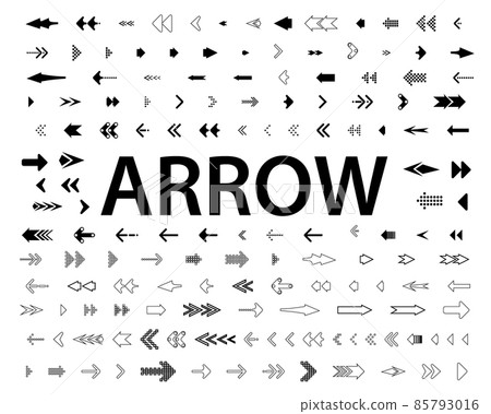 Arrows vector collection with elegant style and black color. Arrow. Arrows vector collection Arrows vector collection with elegant style and black color. Arrow. Arrows vector collection 85793016