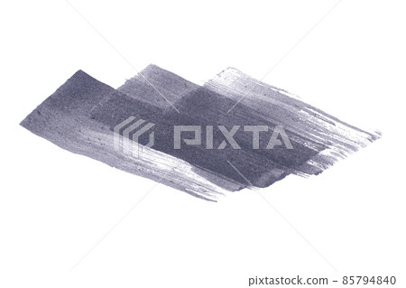 abstract acrylic watercolor paint brush stroke texture isolated on white background for logo and banner. design, creative, and illustration. 85794840