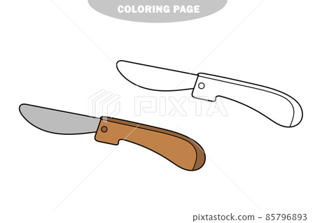 Simple coloring page. Coloring sheet for children. Coloring books for kids Simple coloring page. Coloring sheet for children. Coloring books for kids 85796893