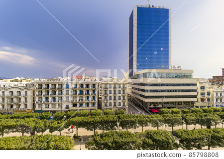 Tunis, Tunisia New Town Habib Bourguiba Street / Tunis, Tunisia 85798808