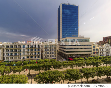 Tunis, Tunisia New Town Habib Bourguiba Street / Tunis, Tunisia 85798809