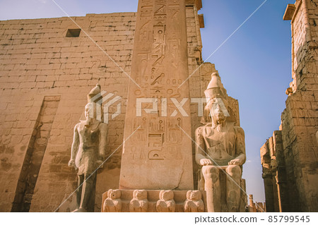 Ruins of the Egyptian Karnak Temple, the largest open-air museum in Luxor Ruins of the Egyptian Karnak Temple, the largest open-air museum in Luxor 85799545