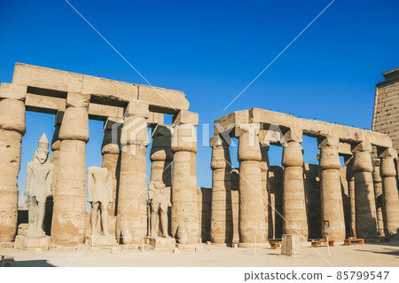 Ruins of the Egyptian Karnak Temple, the largest open-air museum in Luxor 85799547
