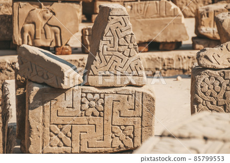 Ruins of the Egyptian Karnak Temple, the largest open-air museum in Luxor Ruins of the Egyptian Karnak Temple, the largest open-air museum in Luxor 85799553