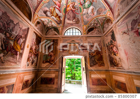 Chapel of Sacro monte di Orta, Orta san Giulio, italy 85800307