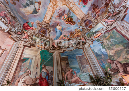 Chapel of Sacro monte di Orta, Orta san Giulio, italy Chapel of Sacro monte di Orta, Orta san Giulio, italy 85800327