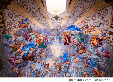 Chapel of Sacro monte di Orta, Orta san Giulio, italy Chapel of Sacro monte di Orta, Orta san Giulio, italy 85800332