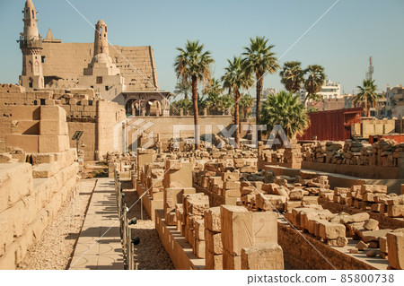 Ruins of the Egyptian Karnak Temple, the largest open-air museum in Luxor Ruins of the Egyptian Karnak Temple, the largest open-air museum in Luxor 85800738