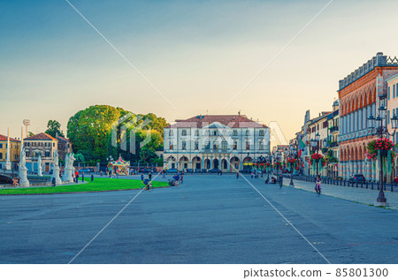 Prato della Valle square in historical city centre of Padua Prato della Valle square in historical city centre of Padua 85801300