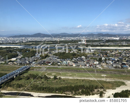 View of Gifu from Ichinomiya Tower Twin Arch 85801705