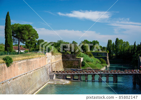 Fortress Wall, Peschiera del Garda, Venetia, Italy 85802147